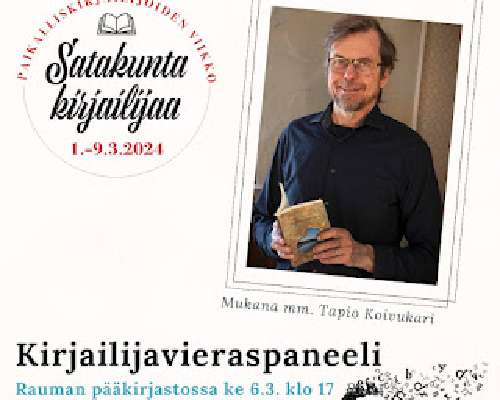 Kirjailijapaneeli Rauman kirjastossa