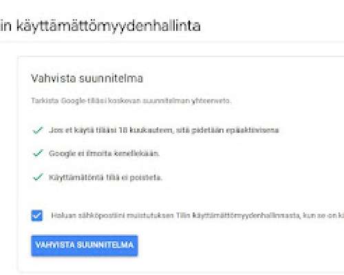 Google älä hylkää