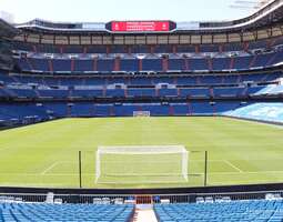 Tältä näyttää legendaarinen Estadio Santiago ...