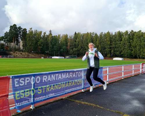 Kymmenettä kertaa Espoo Rantamaratonille ja t...