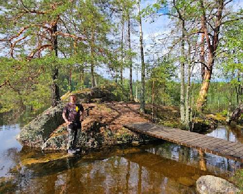 Verlan metsäpolku Kouvolassa