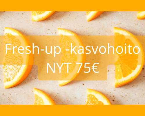 Fresh-up -kasvohoito huikeaan kesähintaan 75€!