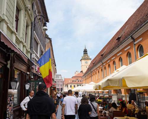 Brasov on suloinen kaupunki Romanian Transsil...