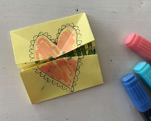 Käänneltävä origami-kortti – katso ohje